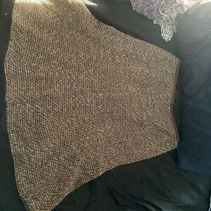 Brown Tweed Skirt